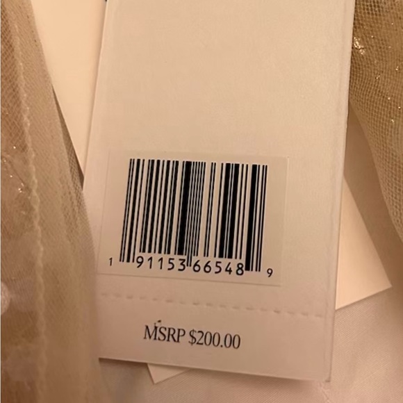 Jason Wu cream sheer sequin top size s cami underneath attached. NWT - Picture 4 of 4